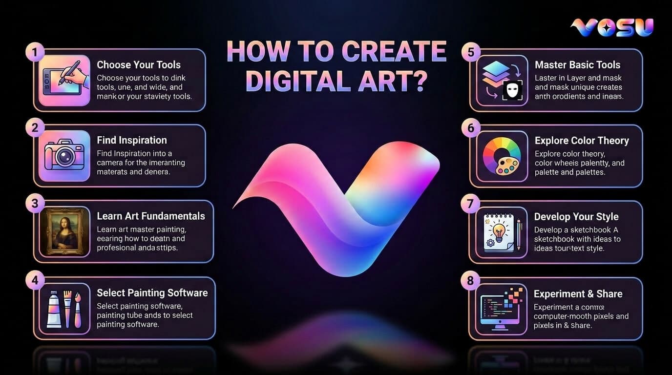 How to Create Digital Art? 8 Best Tips