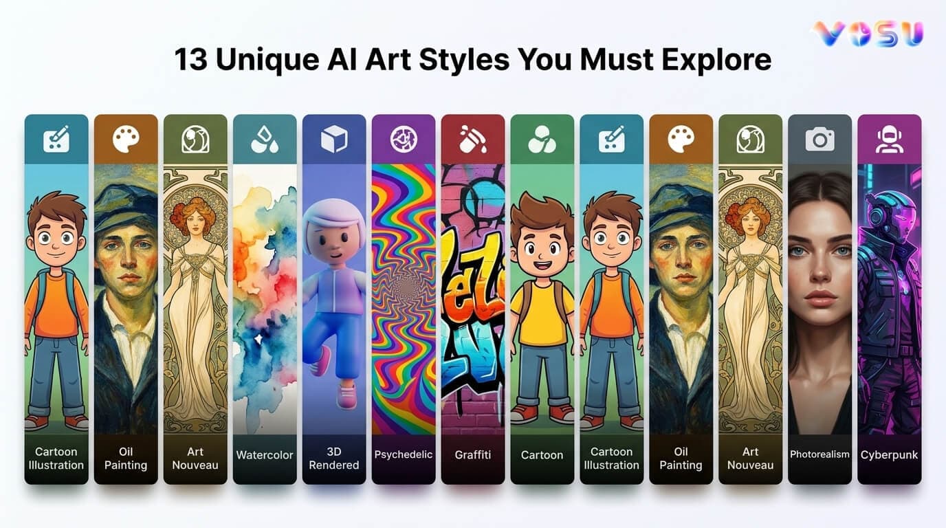 13 Unique AI Art Styles You Must Explore