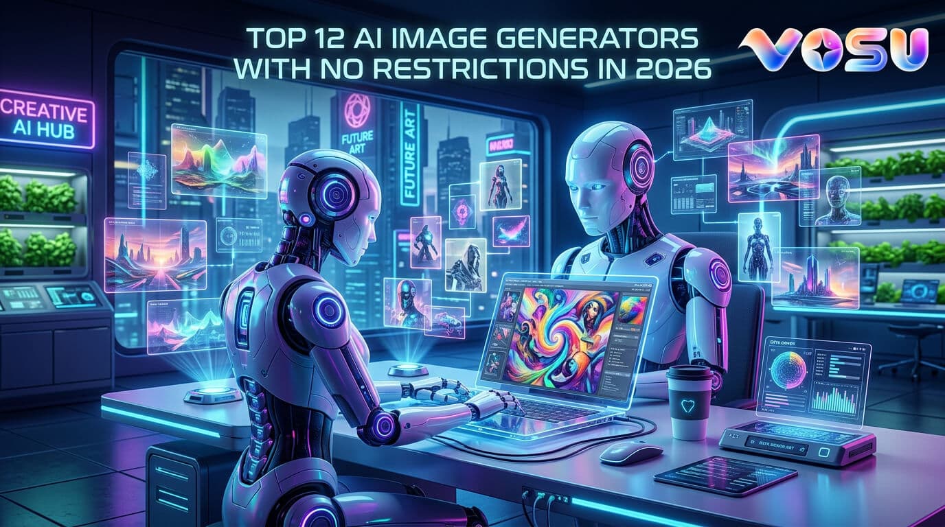 Top 12 AI Image Generators with No Restrictions in 2026